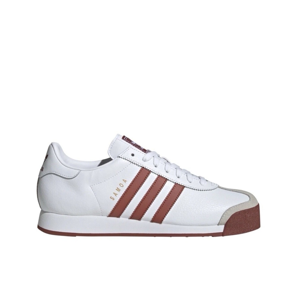 Adidas Originals Samoa Sneakers Men's Size 10 White/Red JQ0045 Shoes Sneakers